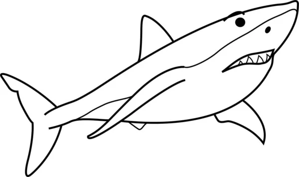 Shark / Tiburon Vector — стоковий вектор