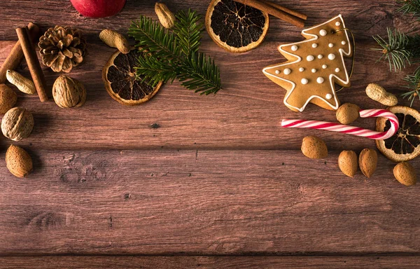 Concepto de Navidad en madera —  Fotos de Stock