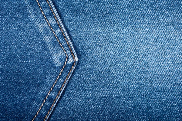 Textura jeans azul para fundo — Fotografia de Stock