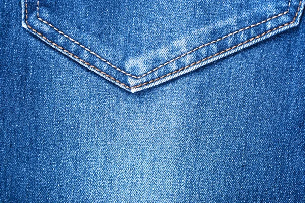 Blue jeans texture for background — Stock Photo, Image