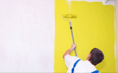 Ressam kullanım boya silindiri