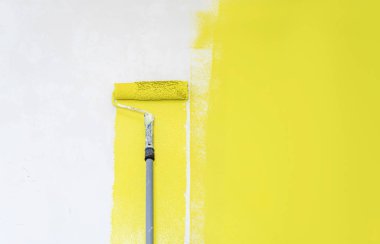 Ressam kullanım boya silindiri