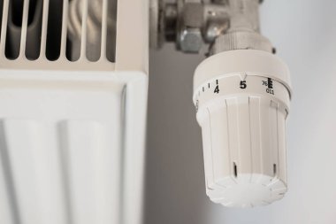 Sıcaklık regülatörlü ısıtma radyatörü fotoğrafı