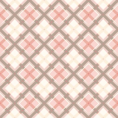 Dikdörtgen karoların soyut dikişsiz desen illüstrasyonu