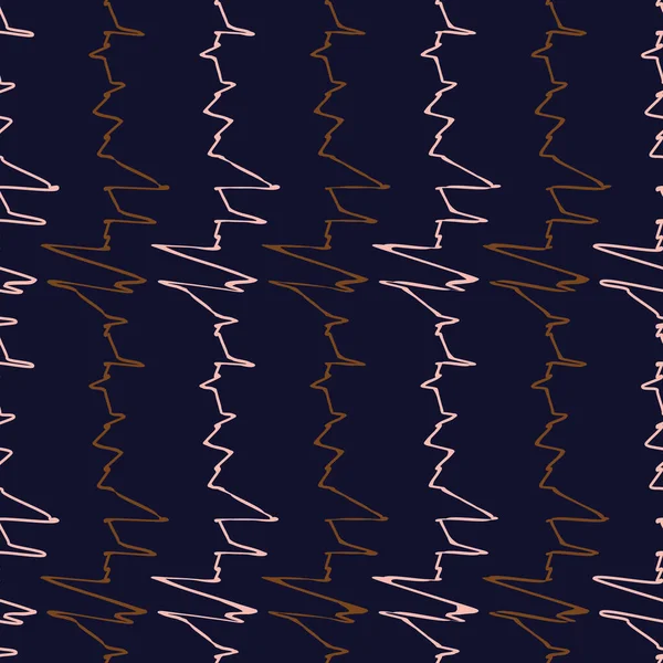 Ilustração padrão sem costura abstrato de formas rabiscadas em layout geométrico . —  Vetores de Stock