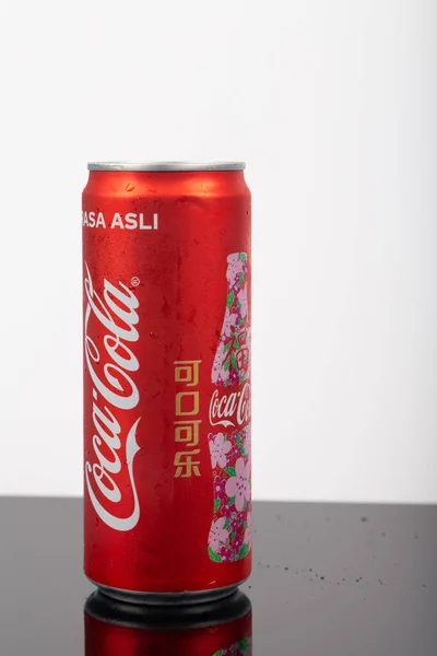 Kota Kinabalu Sabah Malaysia Maret 2020 Coca Cola Dalam Kaleng — Stok Foto