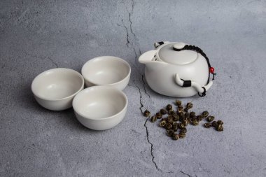 Geleneksel Çin çay seremonisi malzemelerinin geleneksel Çin kültürü Çin Çay fincanı