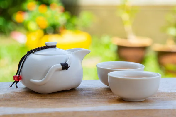 Čínské Tradiční Kultury Tradiční Čaj Obřad Nádobí Čínský Šálek Čaje — Stock fotografie