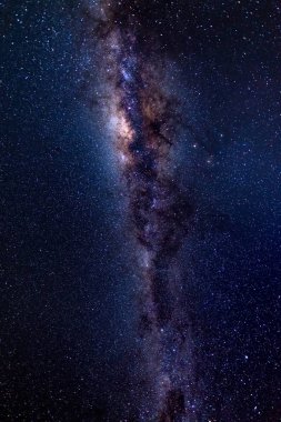 Austral Samanyolu, renkli çekirdeğini, outstandingly parlak ayrıntılarla. Güney yarımküreden yakalanan.