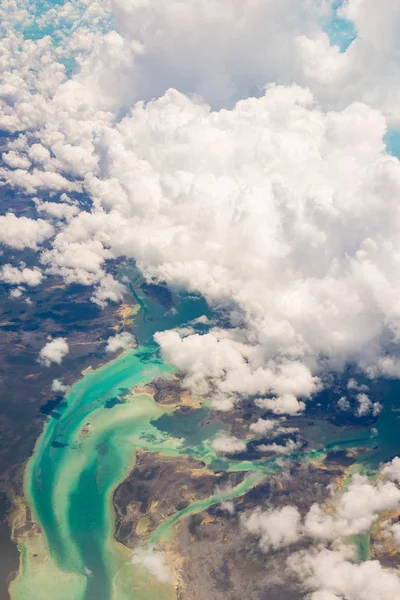Vista aérea das Bahamas — Fotografia de Stock