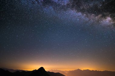 Samanyolu Alpleri'nde kadar yüksekten her bakıldığında