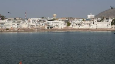 Pushkar cityscape, Rajasthan, Hindistan