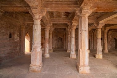 Mandu Hindistan, Afgan islam Devletleri, Camii anıt ve Müslüman mezarı, iç Ayrıntılar Harabeleri.