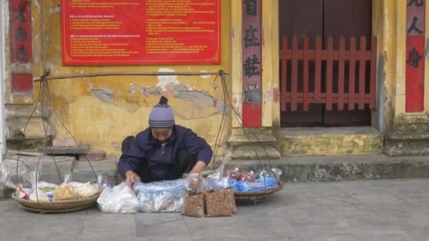 Hanoj Vietnam Cca Listopad 2019 Život Ulici Hanoji Hlavním Městě — Stock video