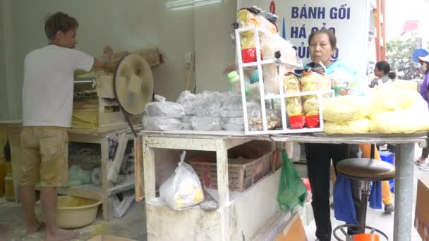 Hanoi Vietnam November 2019 Straßenleben Hanoi Der Hauptstadt Vietnams — Stockvideo