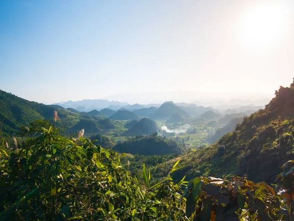 Giang Karst Γεωπάρκο Ορεινό Τοπίο Στο Βόρειο Βιετνάμ Δρόμος Εκπληκτικό — Φωτογραφία Αρχείου