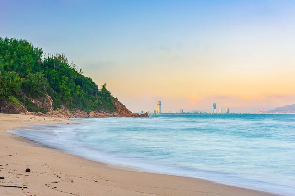 Quy Nhon Panorama Cidade Praia Areia Destino Turístico Famoso Vietnã — Fotografia de Stock