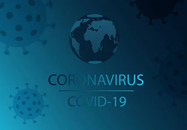 Coronavirus Covid Concept Background — стоковий вектор