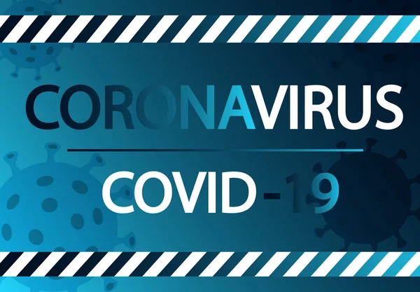 Coronavirus Covid Concept Background — стоковий вектор