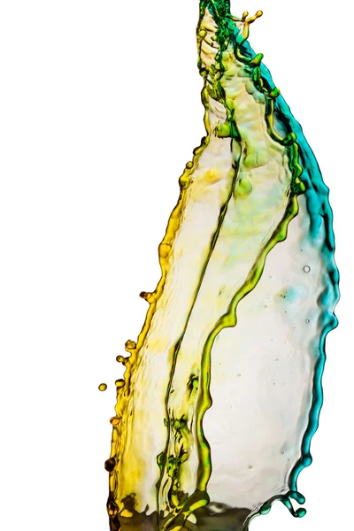 Abstract color splash set isolated on white background — Stock Photo, Image