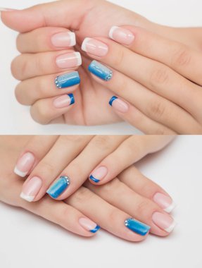 Çok güzel gümüş metalik closeup jel, akrilik çivi