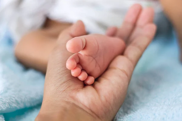 Closeup Newborn Baby — Stock Photo, Image
