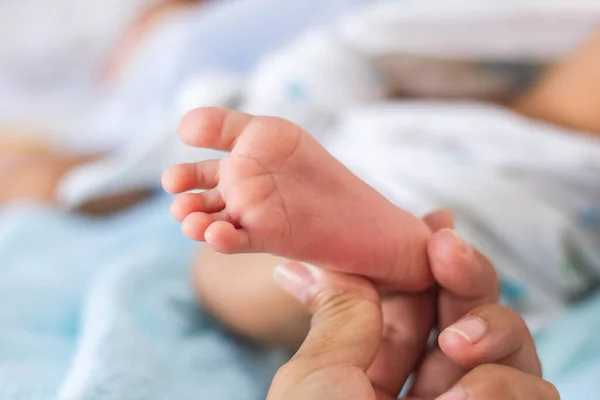 Closeup Newborn Baby — Stock Photo, Image
