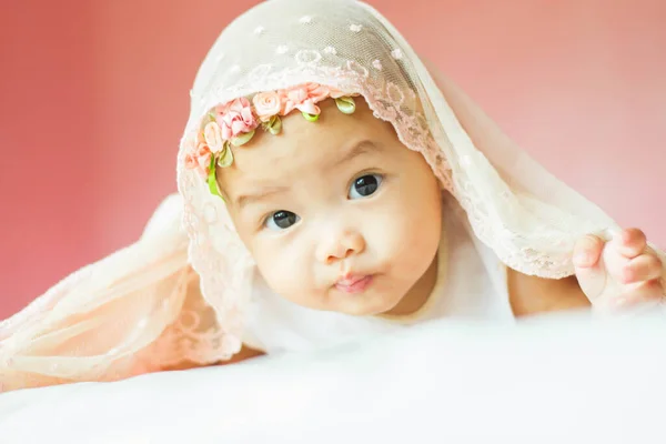 Closeup Newborn Baby — Stock Photo, Image