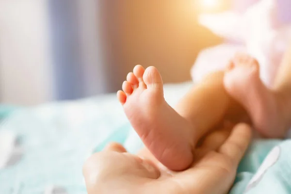 Cute asian baby newborn close up