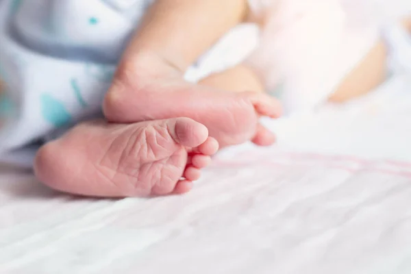 Closeup Newborn Baby Love — Stock Photo, Image