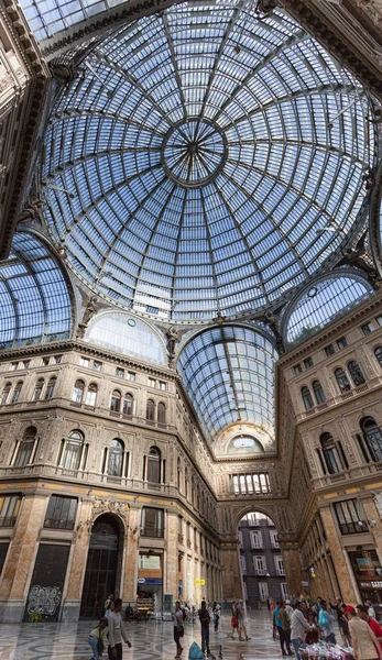 Intérieur de Galleria Umberto I à Naples — Photo