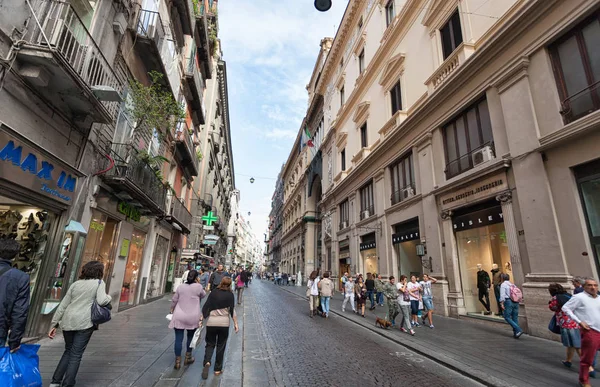 Via Toledo en Nápoles — Foto de Stock