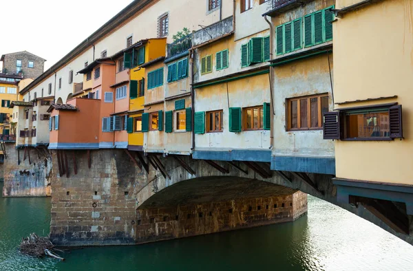 Γέφυρα Ponte Vecchio, στο ηλιοβασίλεμα, Φλωρεντία. — Φωτογραφία Αρχείου