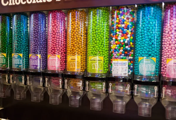 The M & M world store in Times square, Manhattan . — стоковое фото