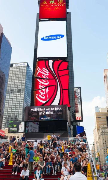 Times Square is an iconic street of New York City — Stock Photo, Image