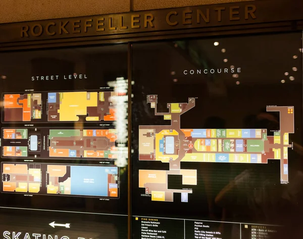 Carte od Rockefeller Center — Photo