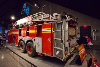  Yangın merdiveni şirket 3 Ground Zero, New York üzerinden motordan