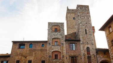 Mimarlık San Gimignano, Toskana küçük ortaçağ köyü