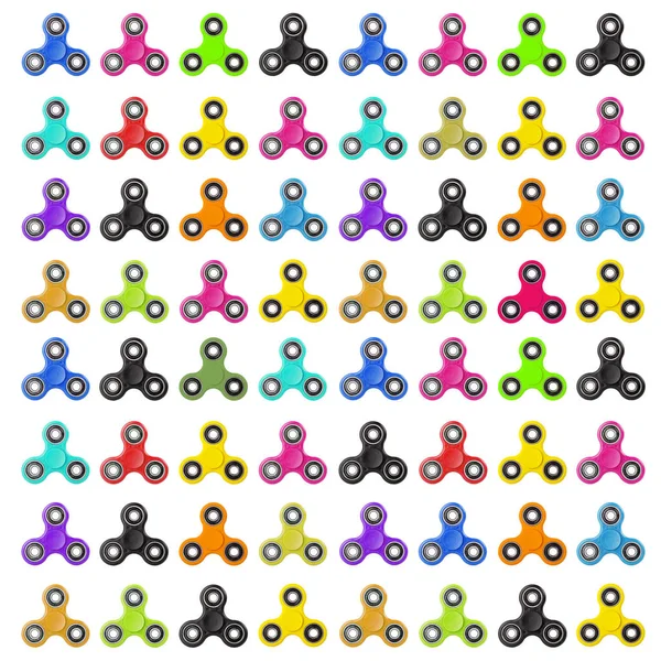 Multicolorido Fidget Spinner fundo — Fotografia de Stock