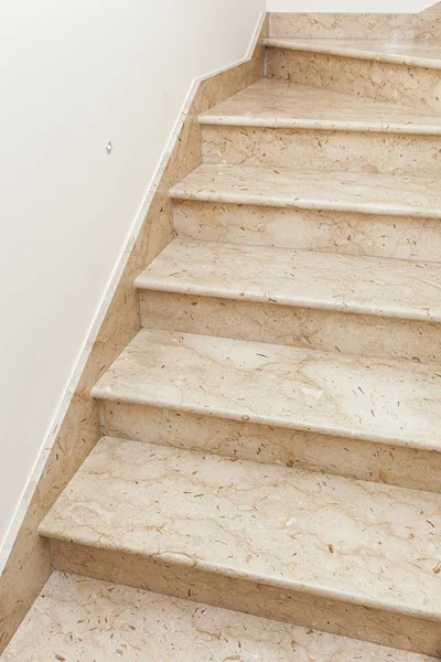 Interior of home with marble staircase — Stock Photo, Image