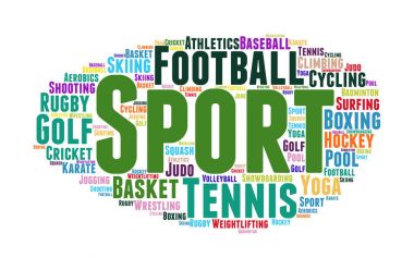 Tag cloud sport