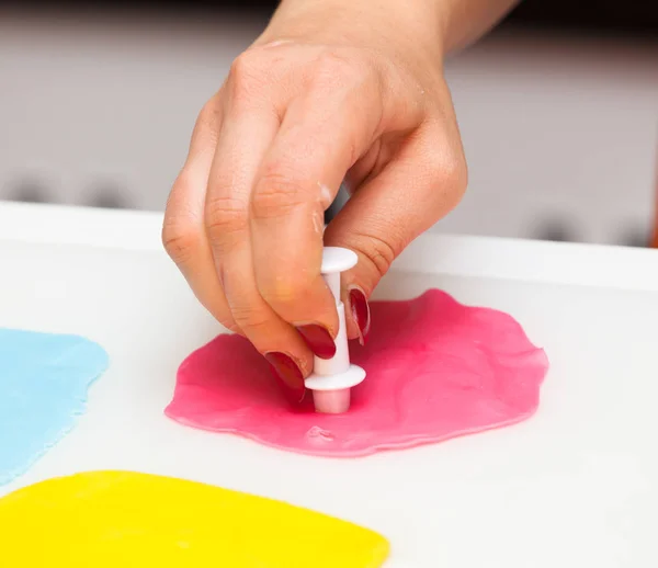 Figures of Halloween with fondant paste or sugar paste. — Stock Photo, Image