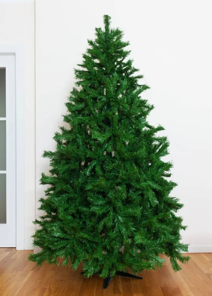Bare artificial christmas tree — Stock Photo, Image