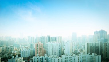 Dünya Habitat Günü Konsepti: Şehir görünümü