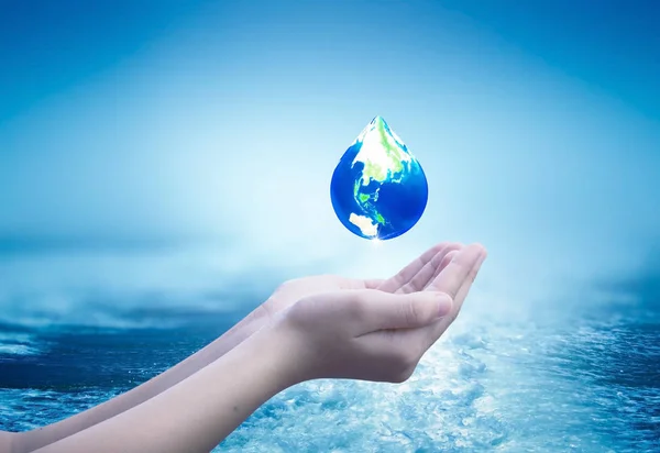 World Water Day Concept Protect Earth — Stock Photo, Image