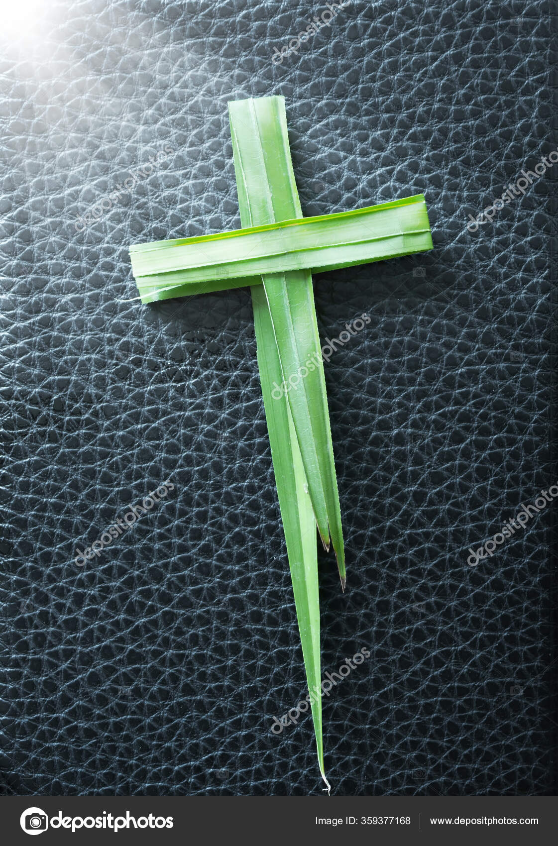 Palm Sunday Concept Cross Palm Bible Stock Photo by ©paulshuang ...
