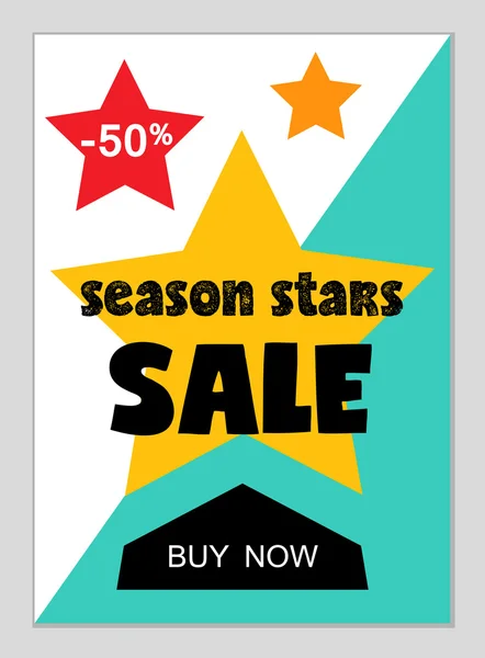 stock vector sale website poster in flat design style.