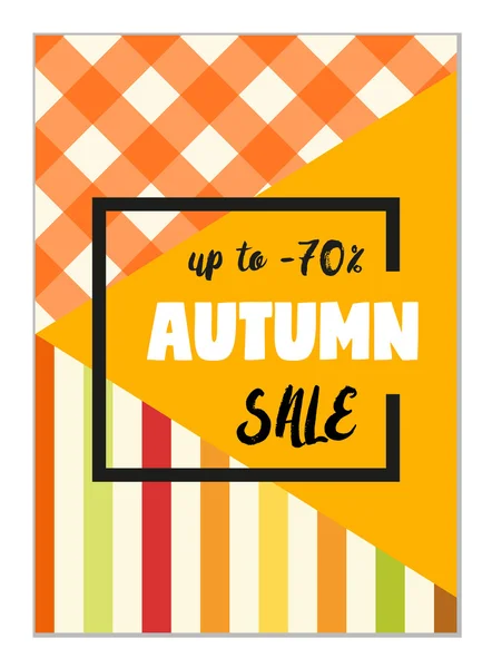 Cartaz de venda outono — Vetor de Stock