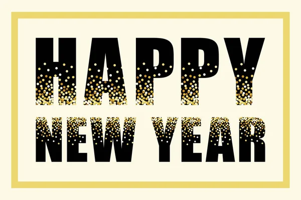 Glamour Happy New Year banner — Vector de stoc