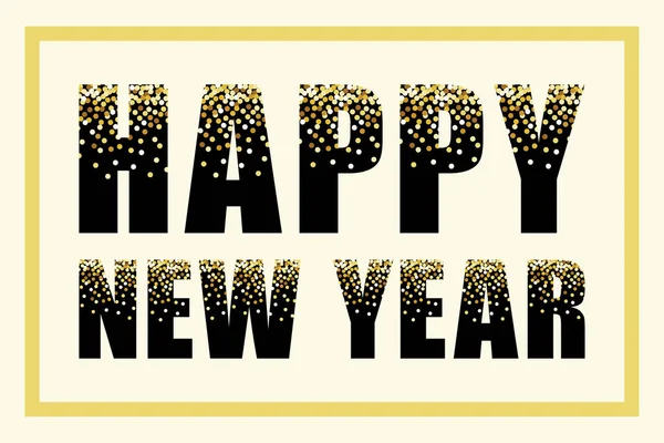 Glamour Happy New Year banner — Vector de stoc